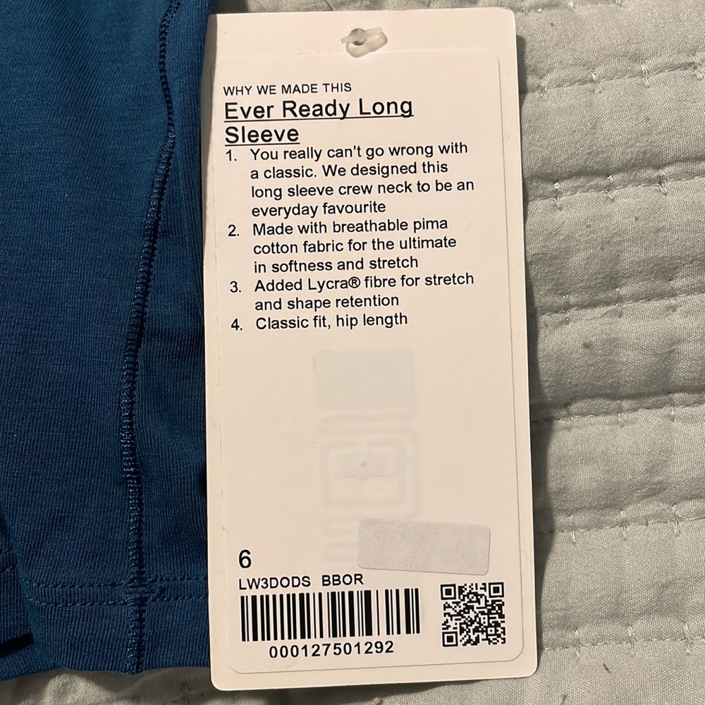 SOLD | lululemon ever ready long sleeve - Picture 6 of 7